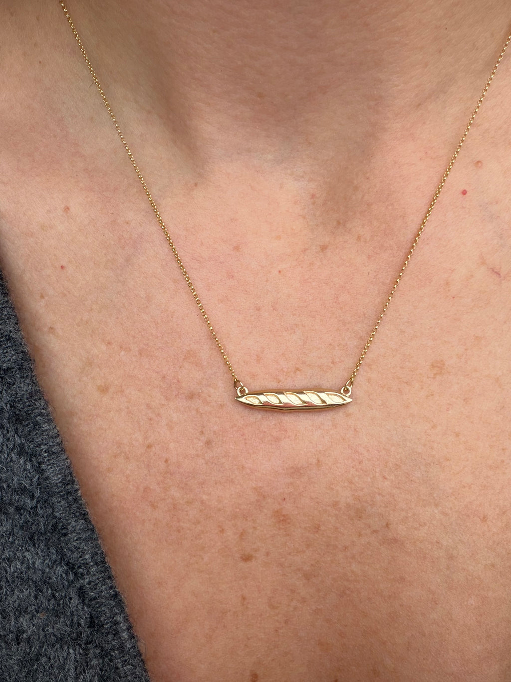 baguette necklace