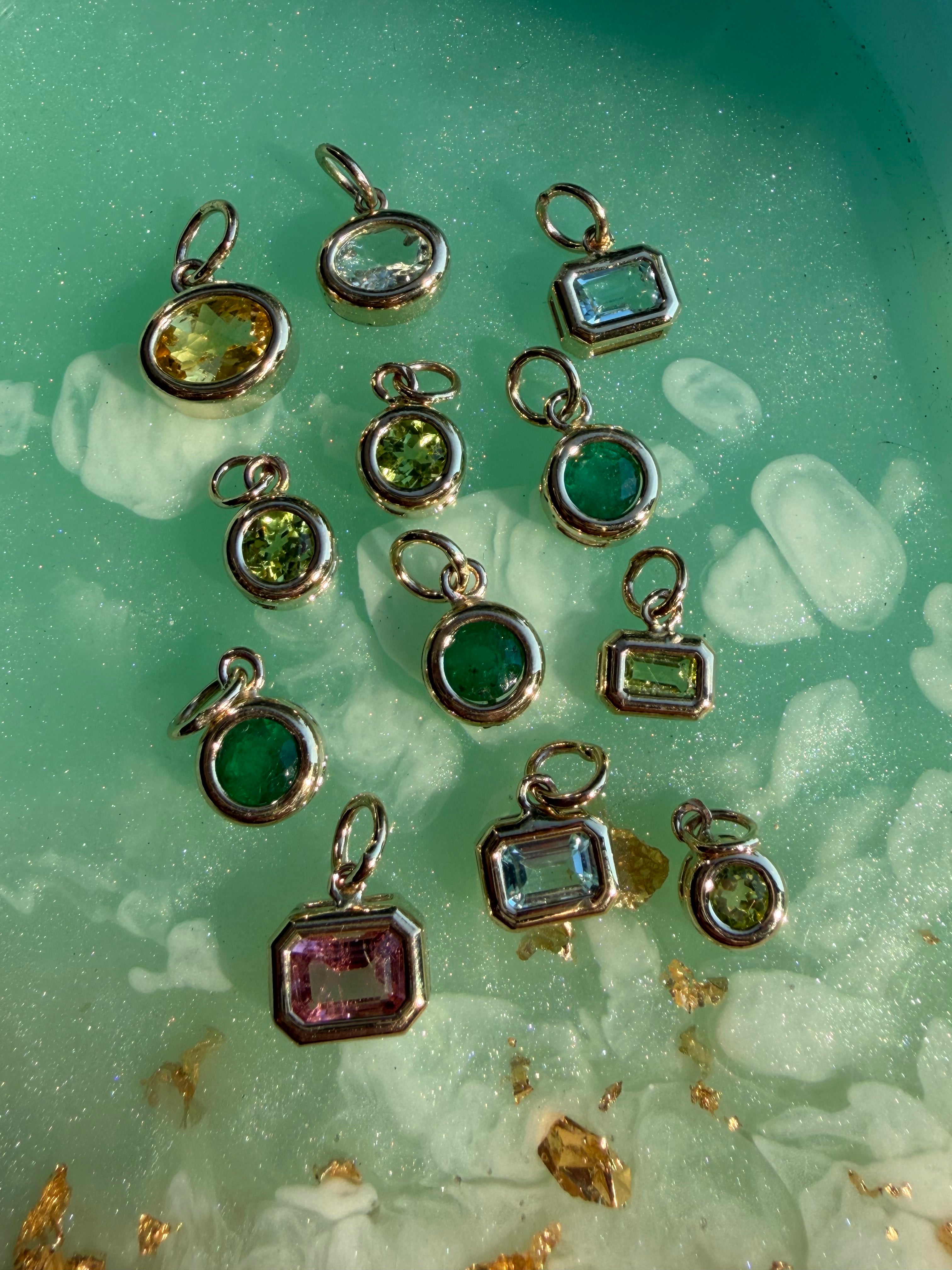 juicy bezel set gum drops