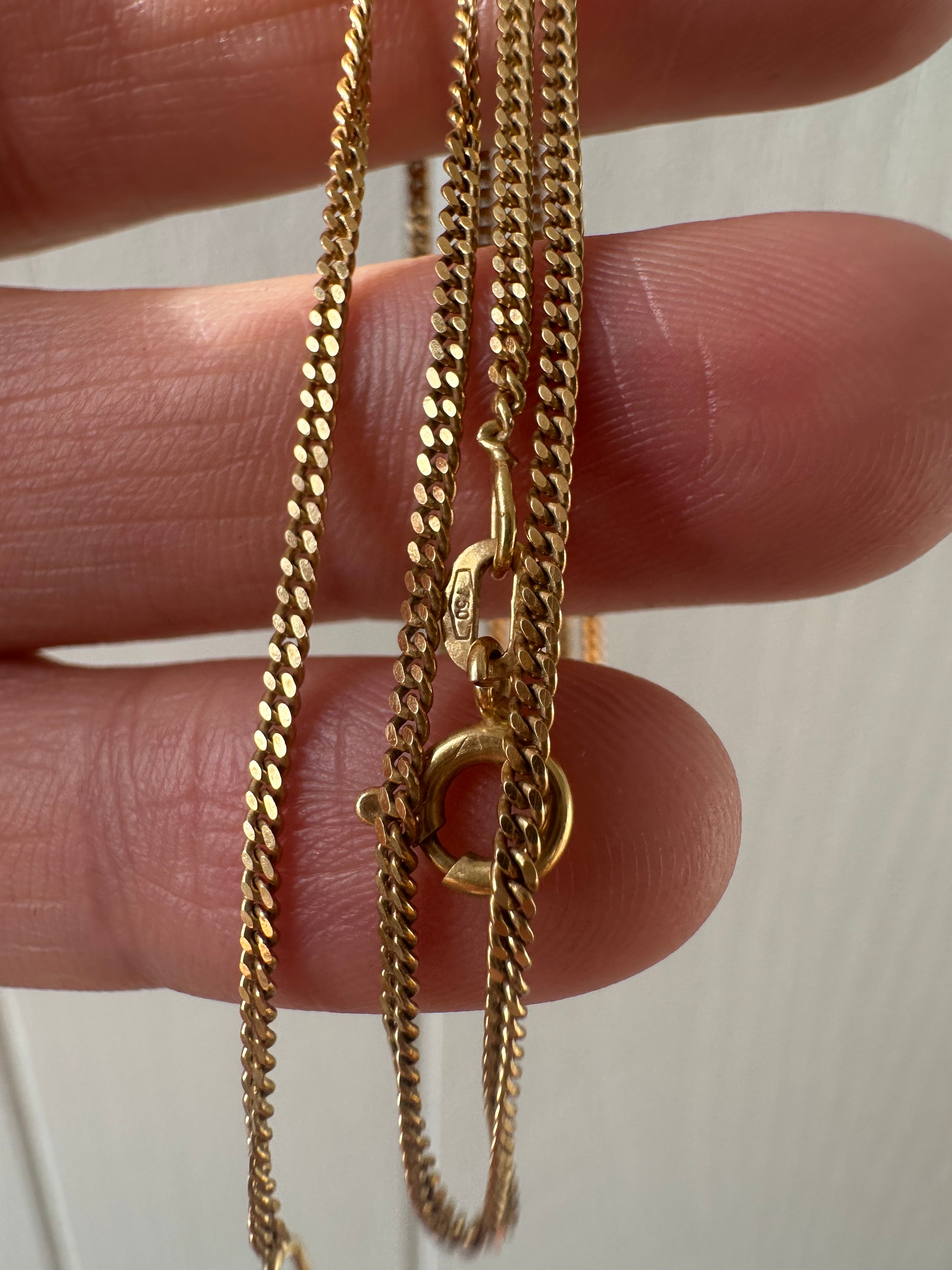 18k 24” curb chain