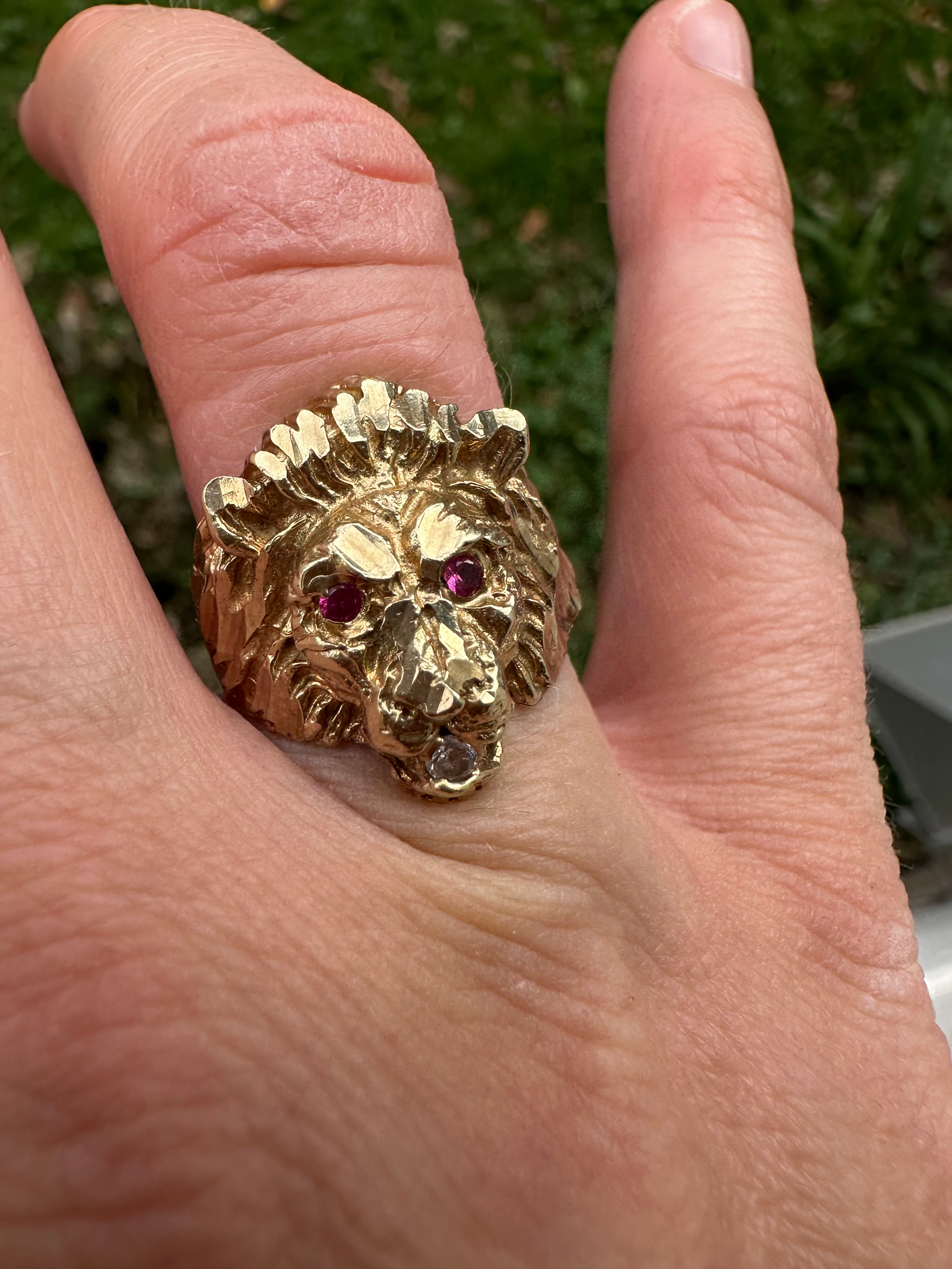 lion ring