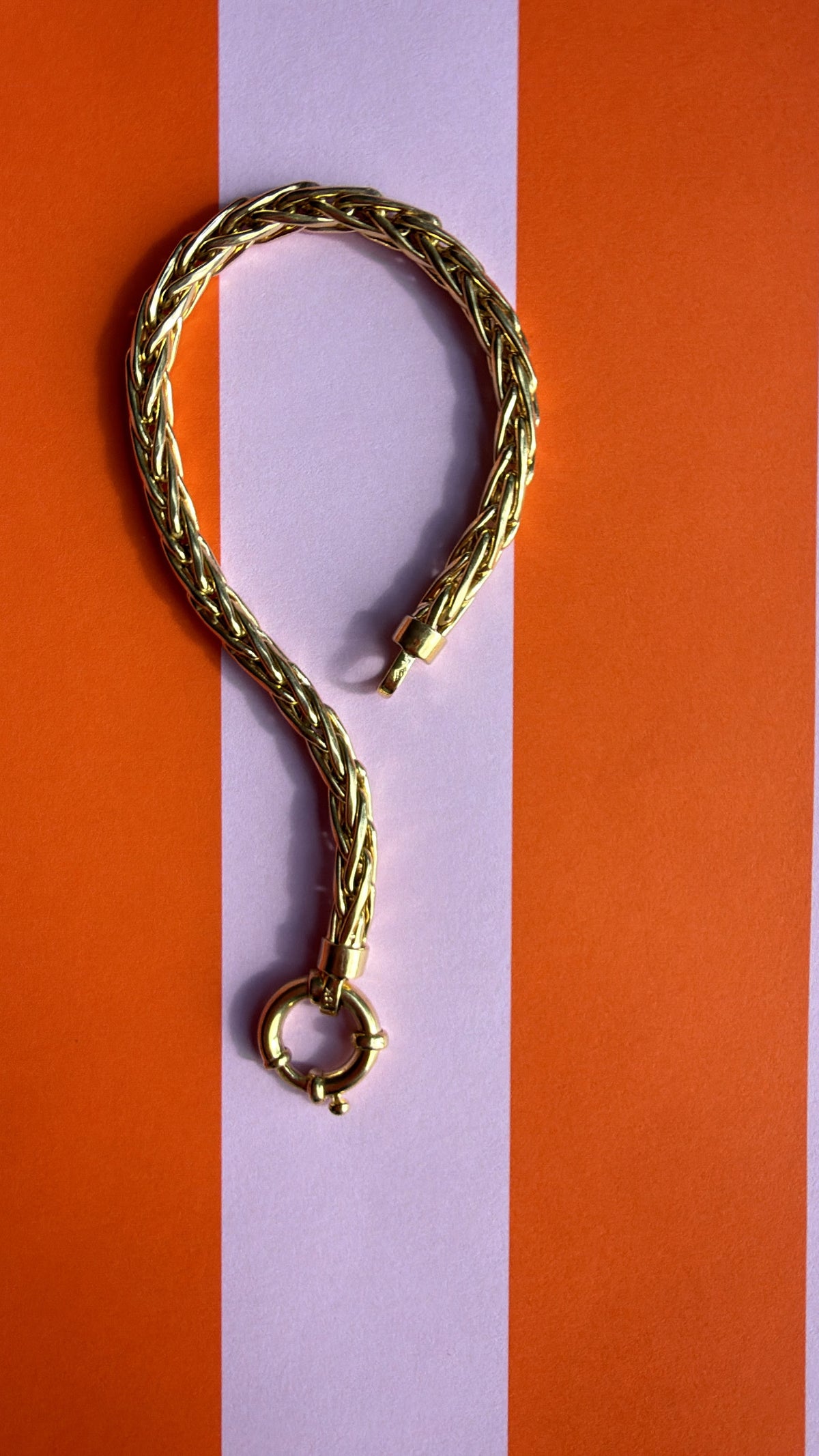Russian braid with bolt clasp