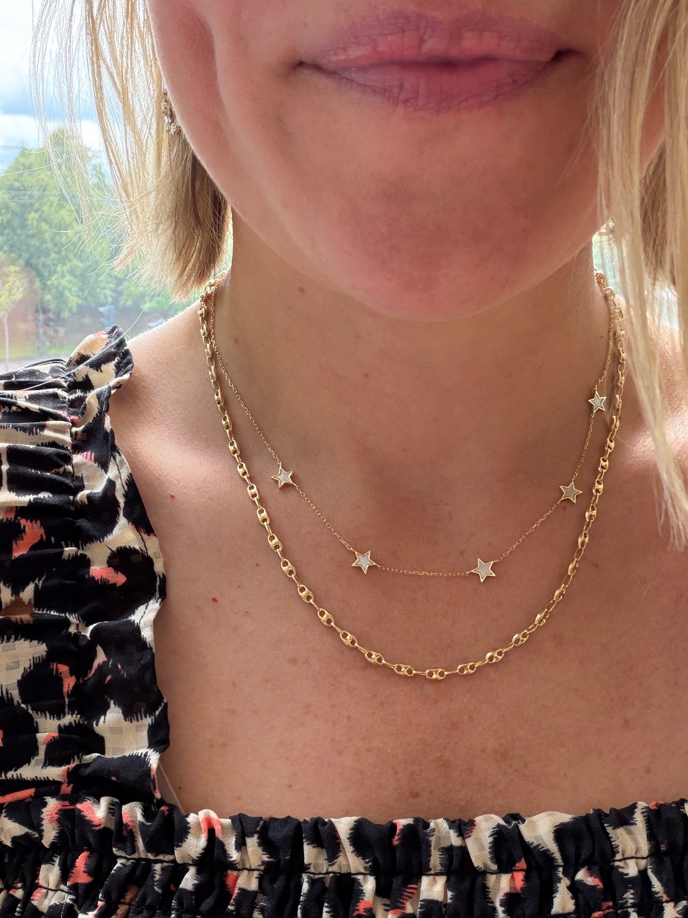 19.75" g*cci link puffy mariner chain