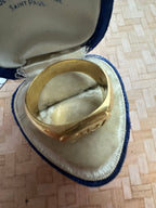 fabulous 18k gold vintage signet