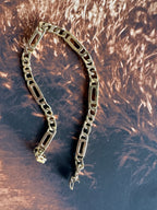 Solid figaro bracelet