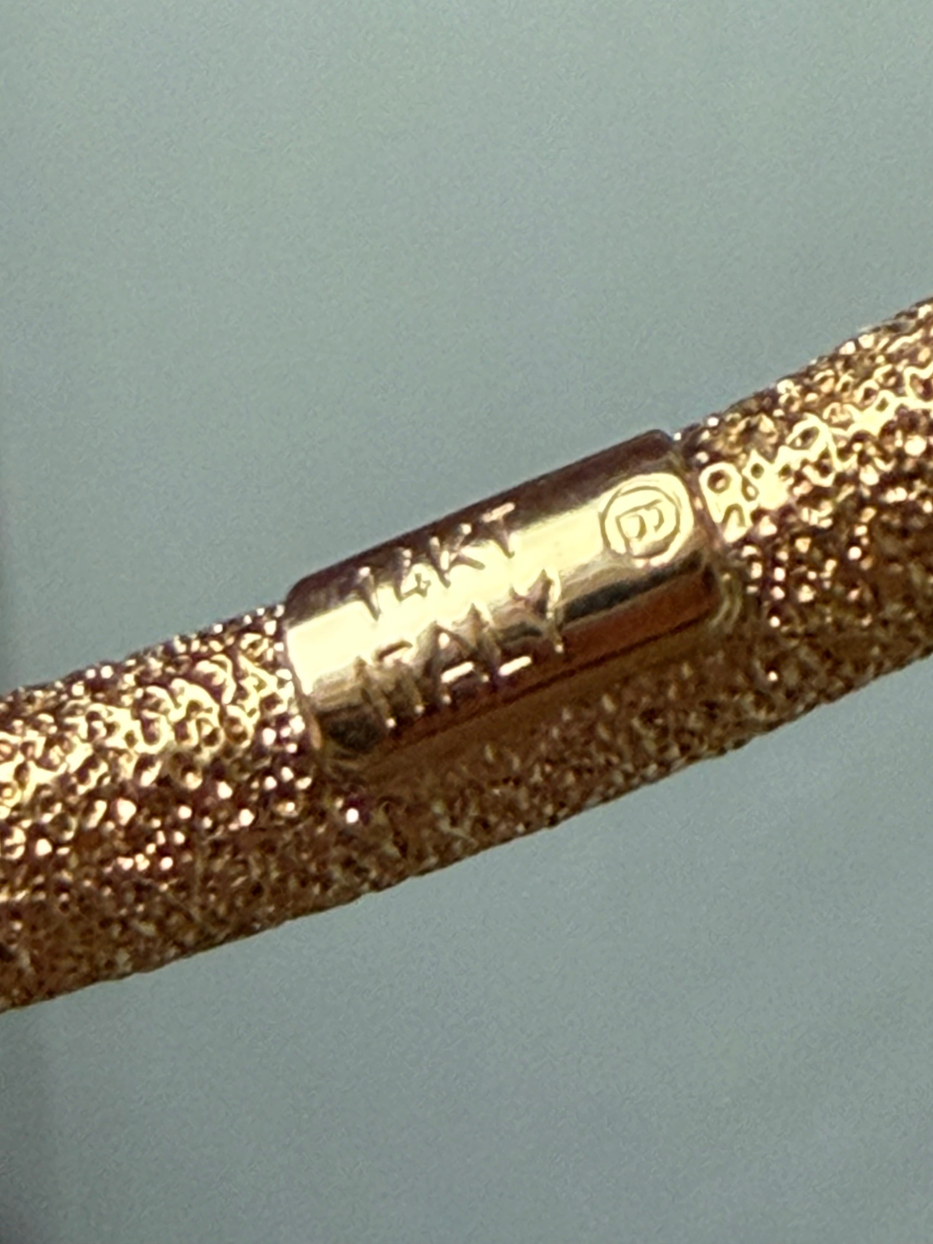 collection of 14k bangles