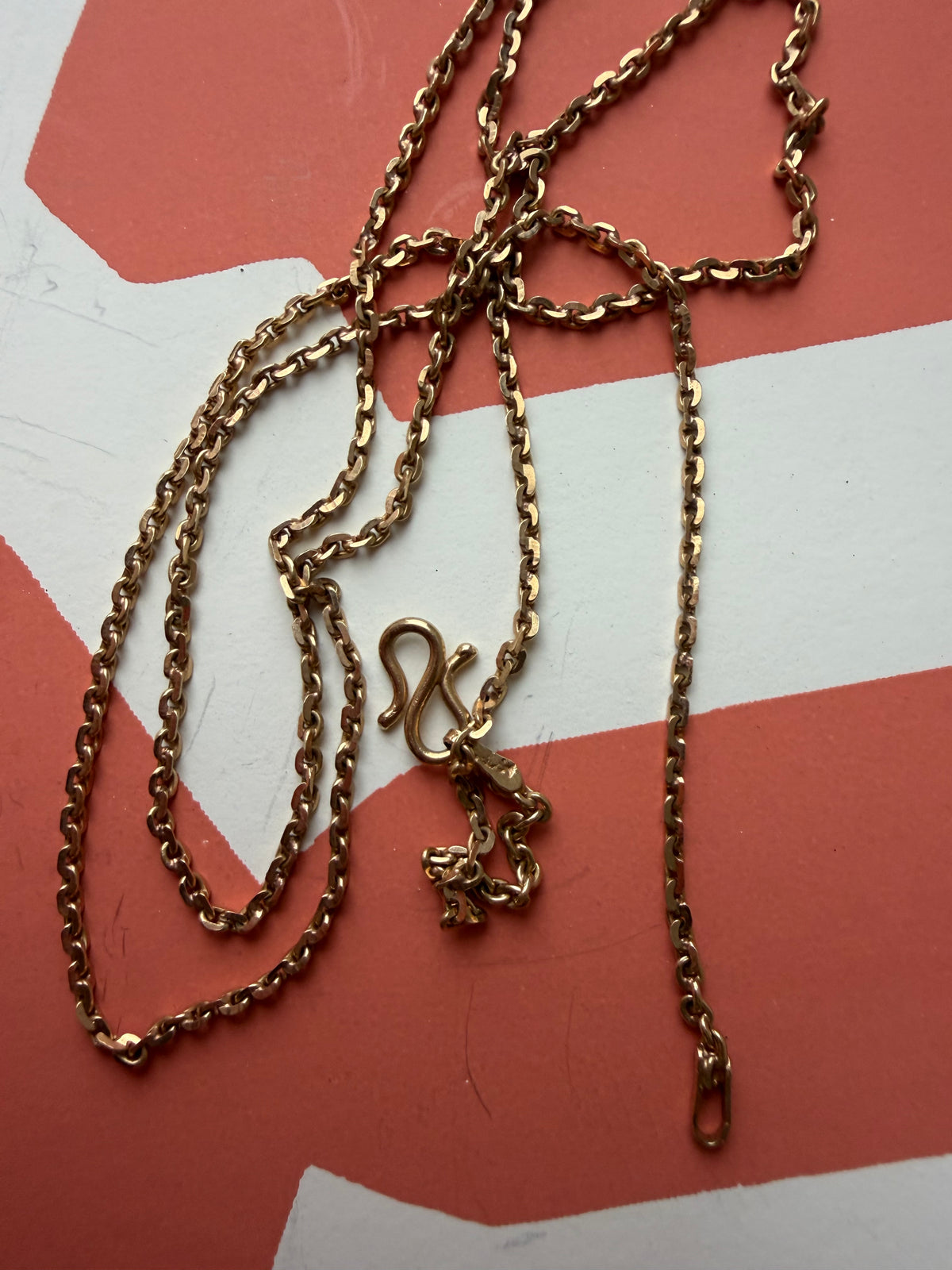 18 1/8" mini biker or tight oval link chain
