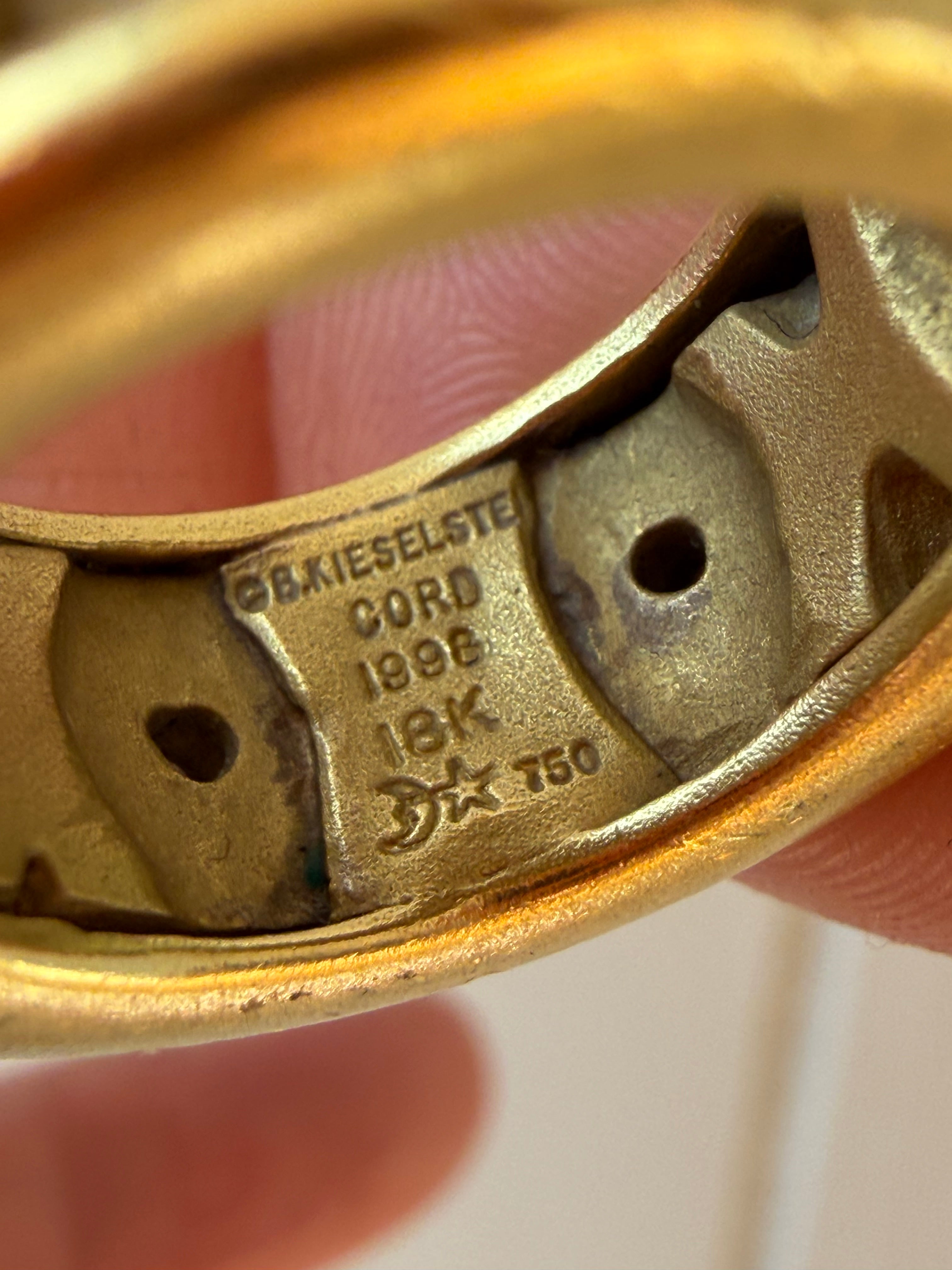 barry kieselstein cord 18k diamond flower band