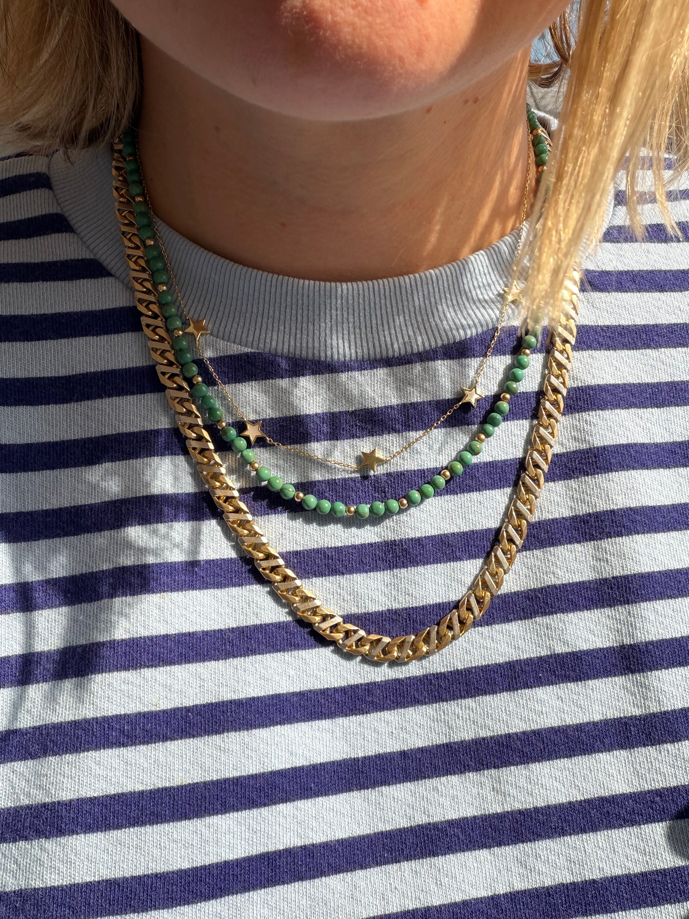 10K two tone z link chain
