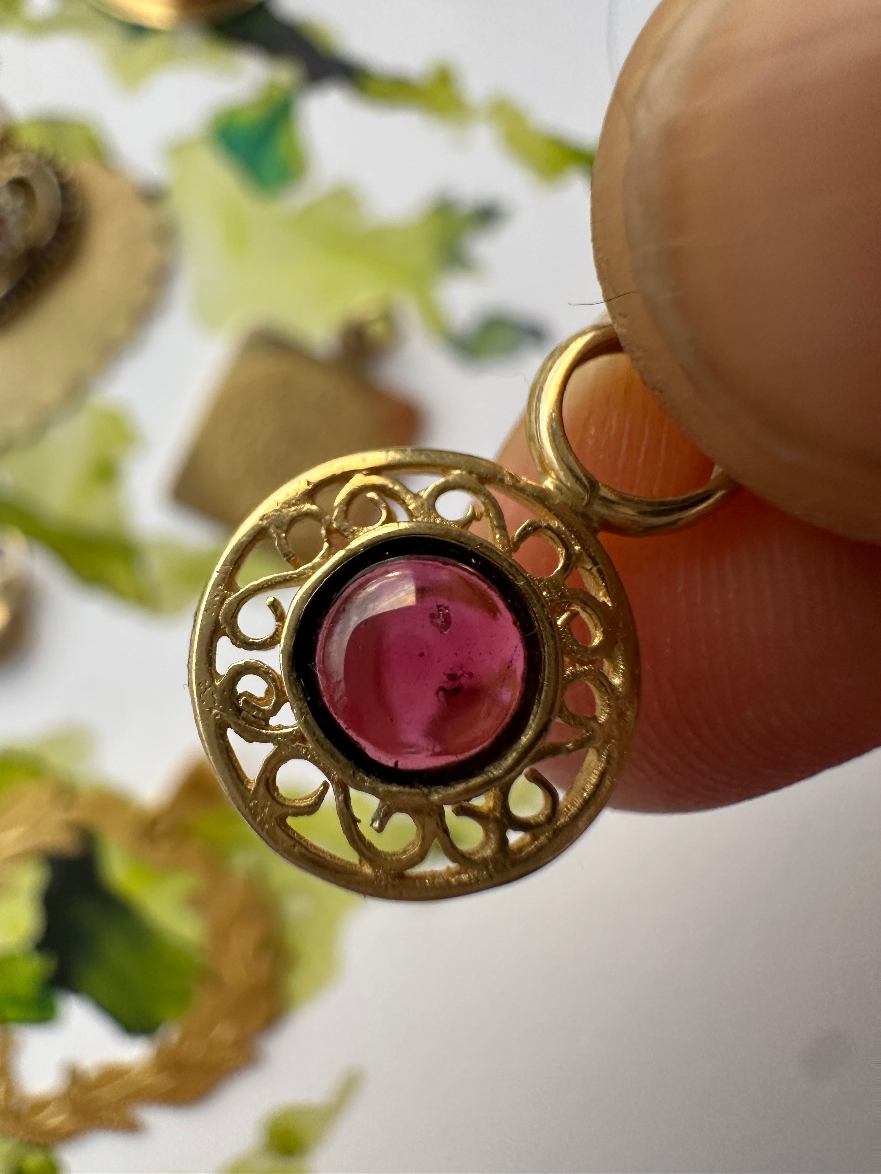 gemstone charms