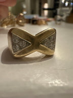 bowtie diamond ring