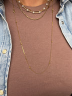 italian made serpentine and ball station chains