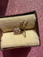 VVS2 1.02-4.19tcw lab diamond stud earrings