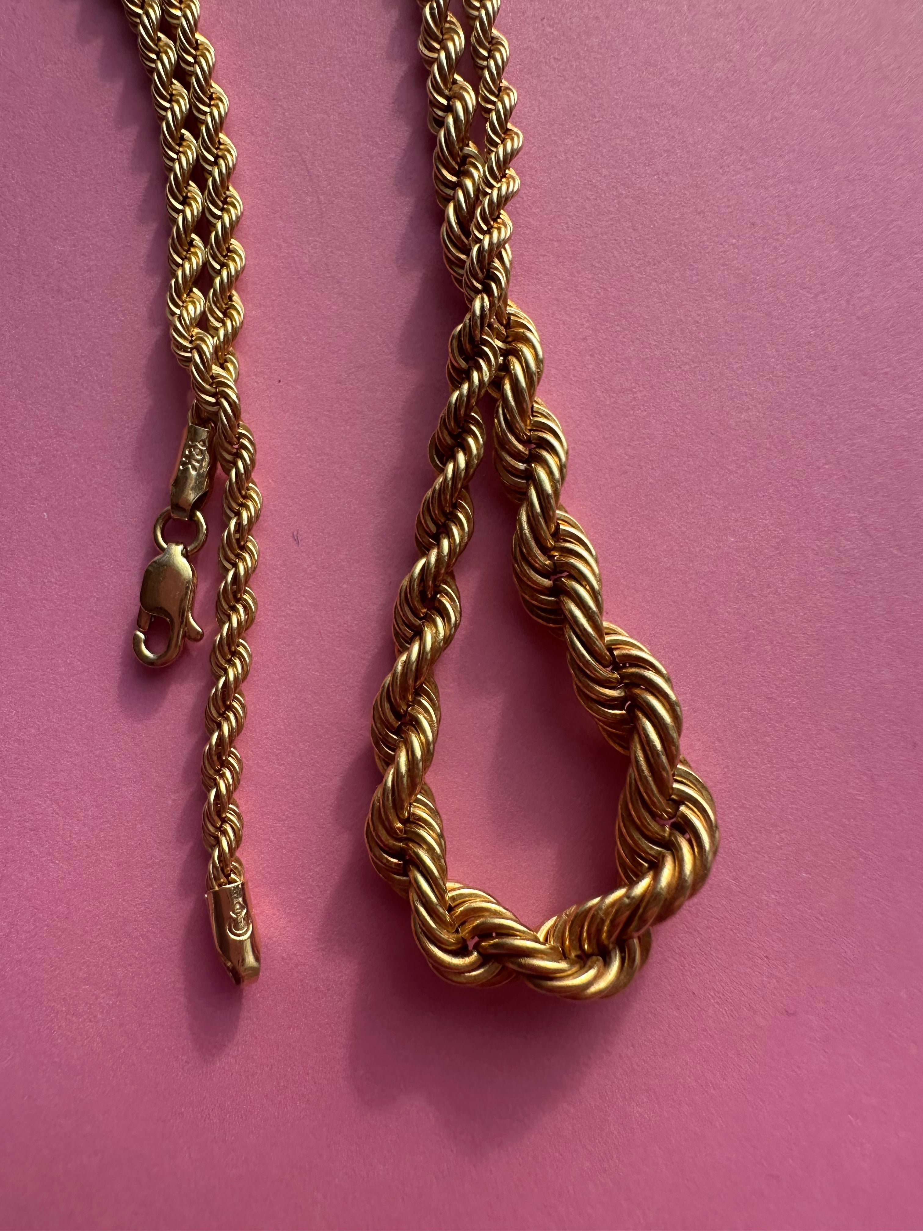 18k graduated 17.75” rope