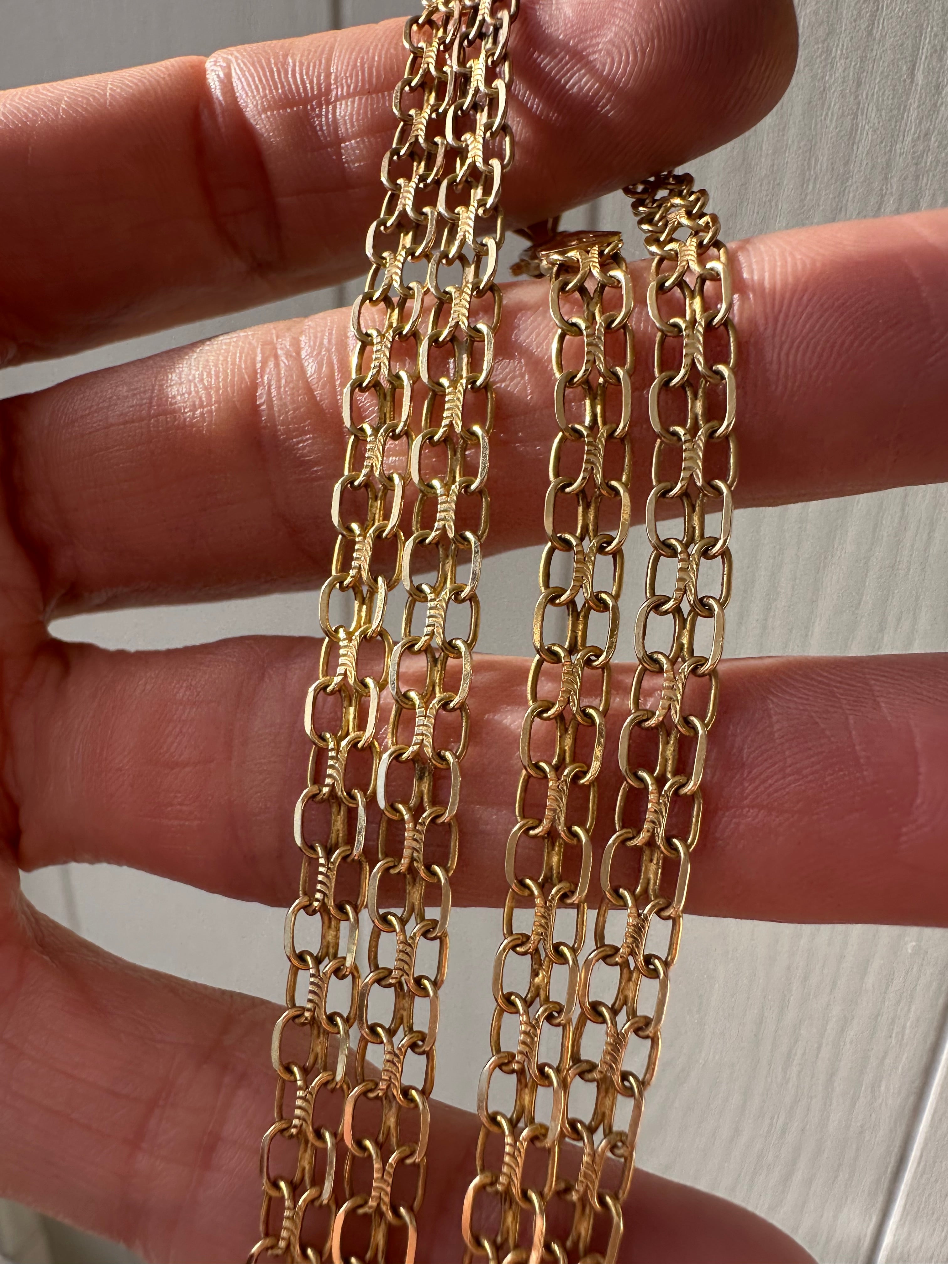 24.5” fancy link chain