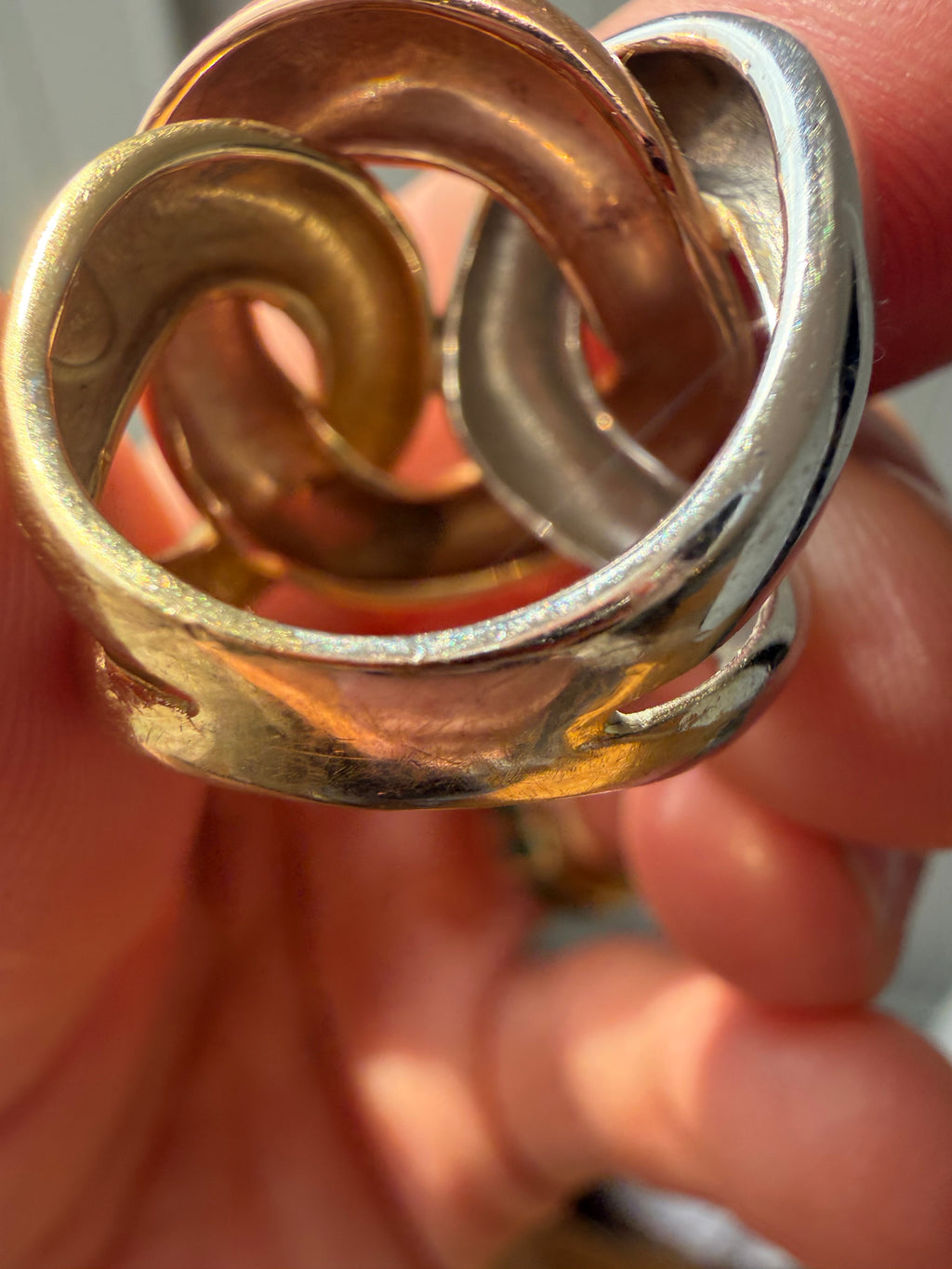 tritone knot ring