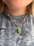 fabulous jade and gold pendant