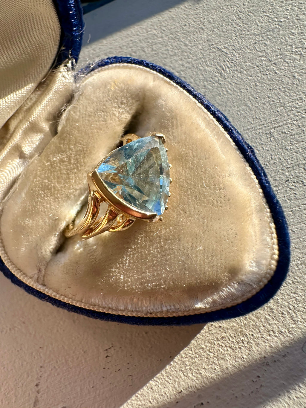 sky blue topaz and diamond ring