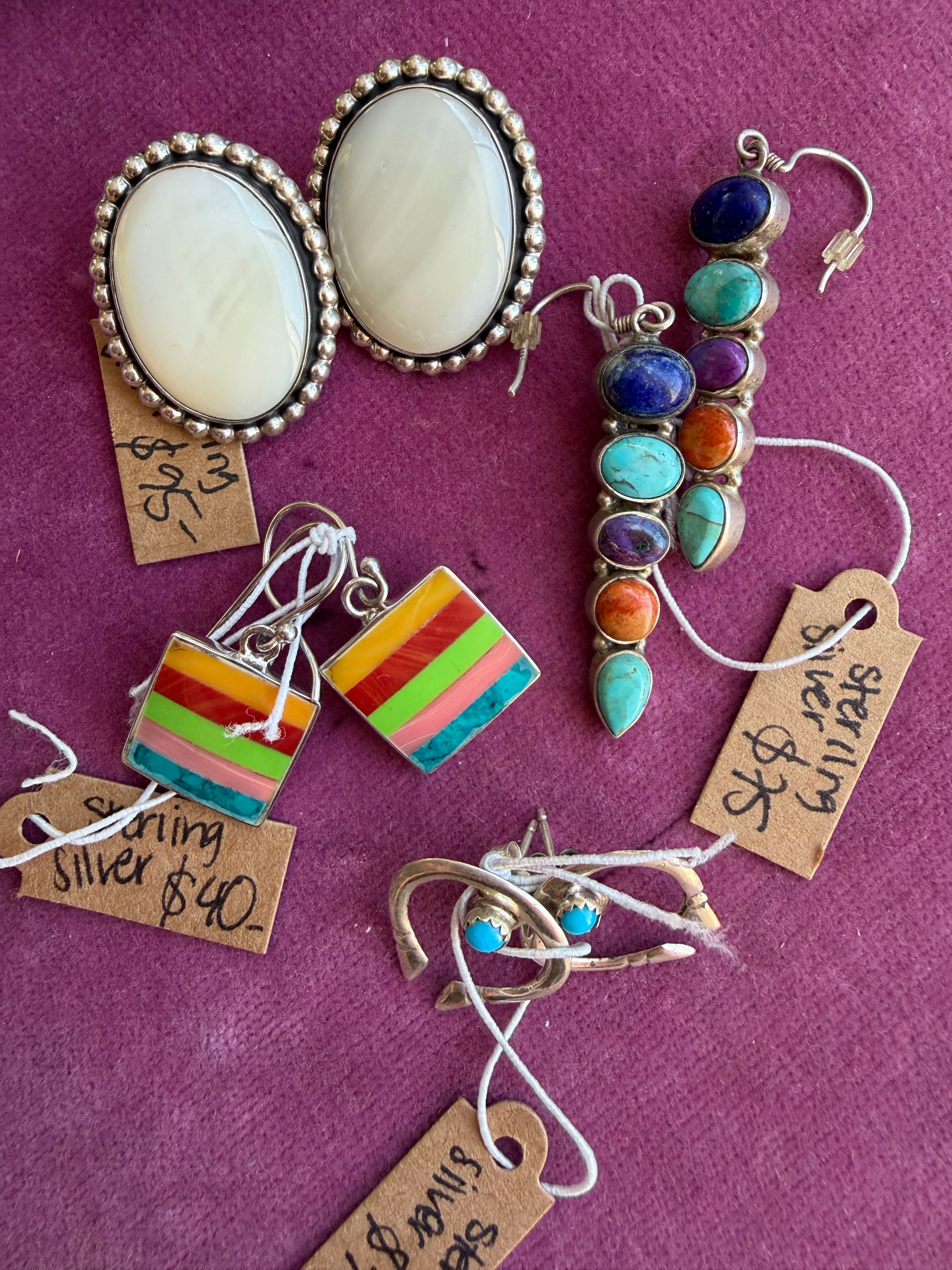 sterling silver earrings