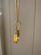 emerald in 18k bezel