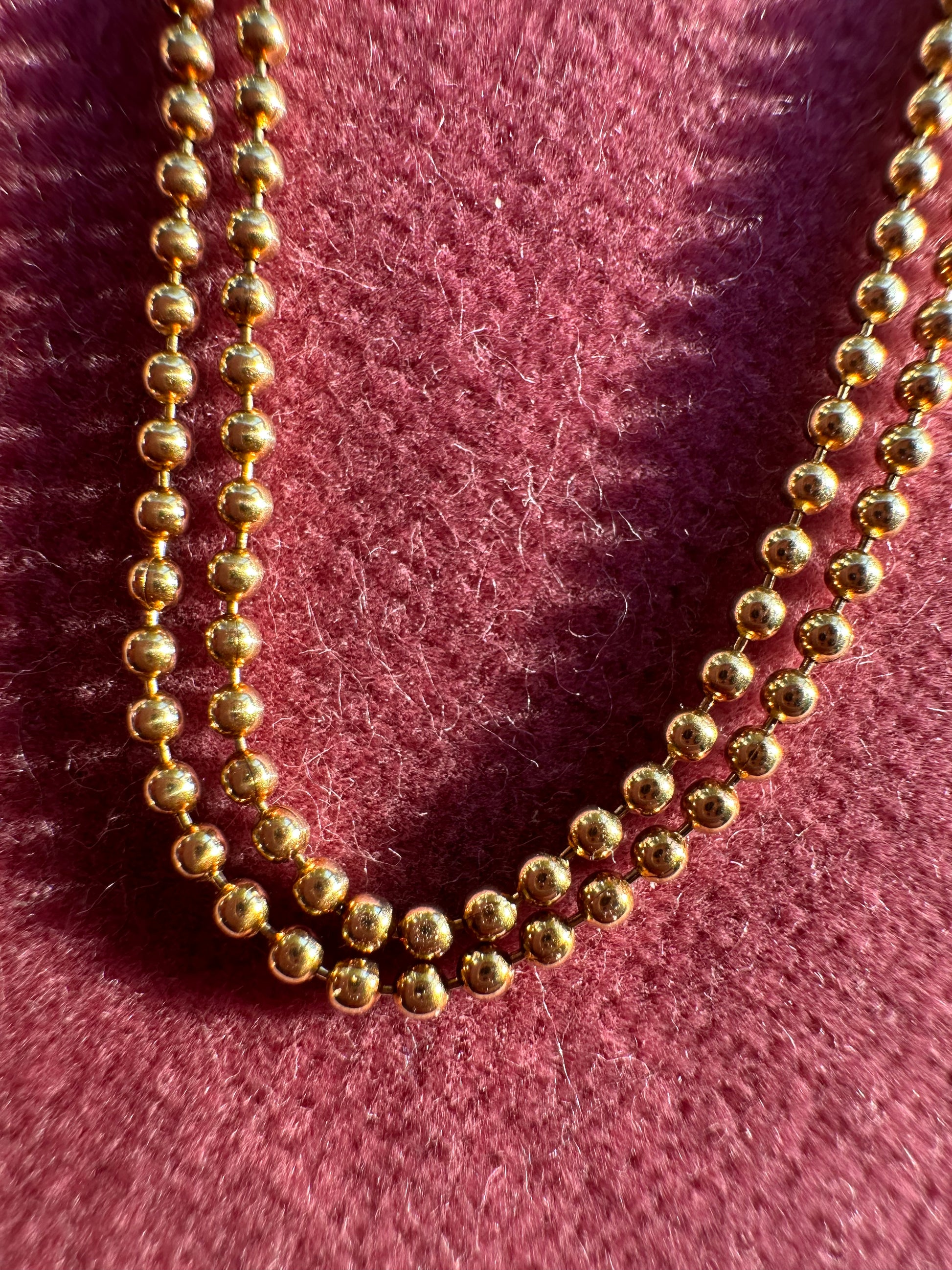 18k gold toilet chain