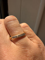 channel set diamond stacking band
