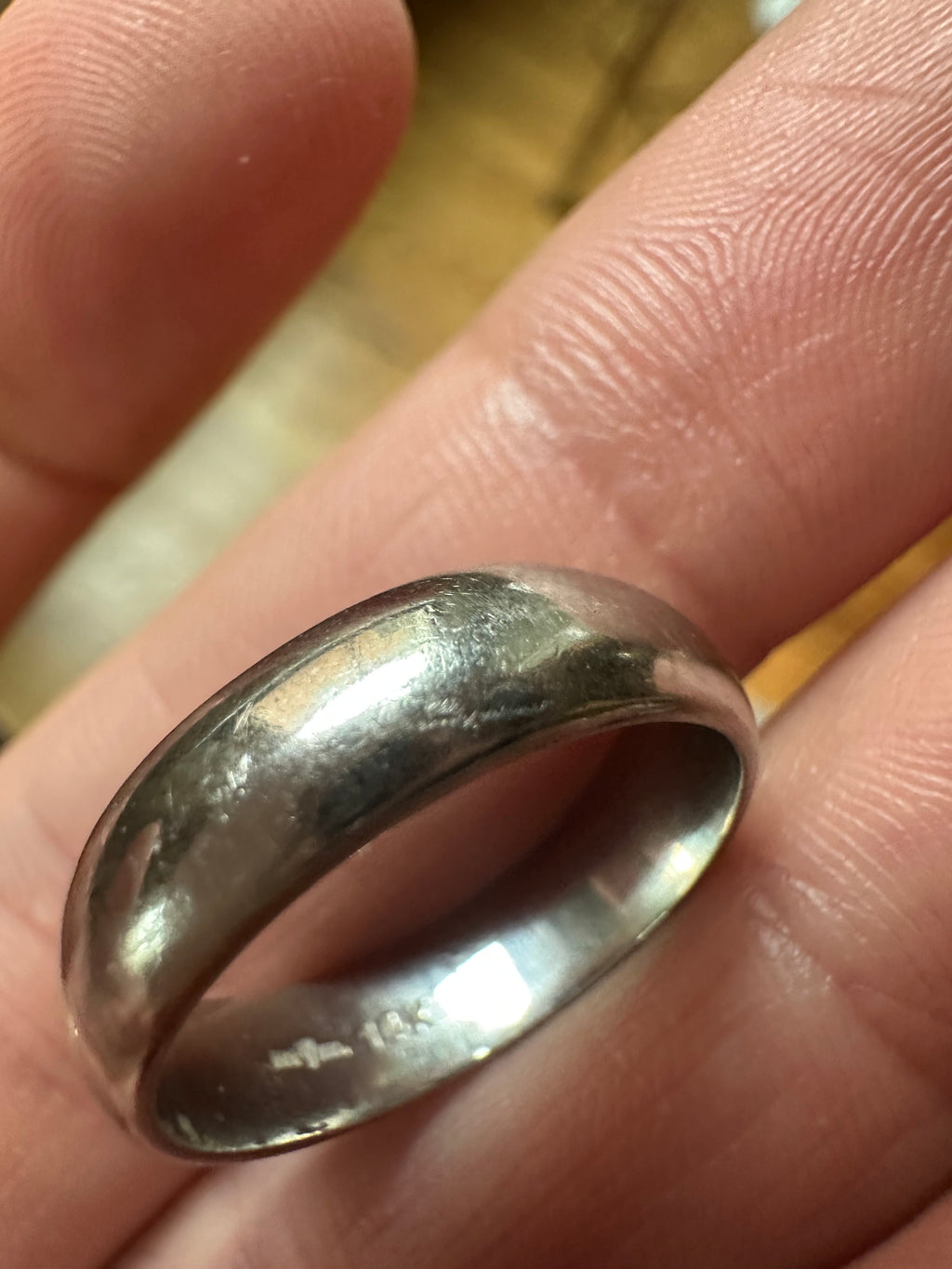 5mm white gold band