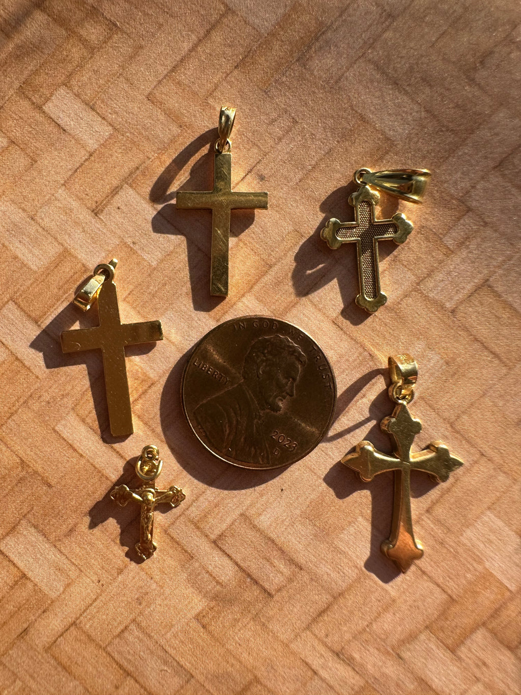 religious charms and pendants