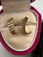 diamond J hoop with screw backs