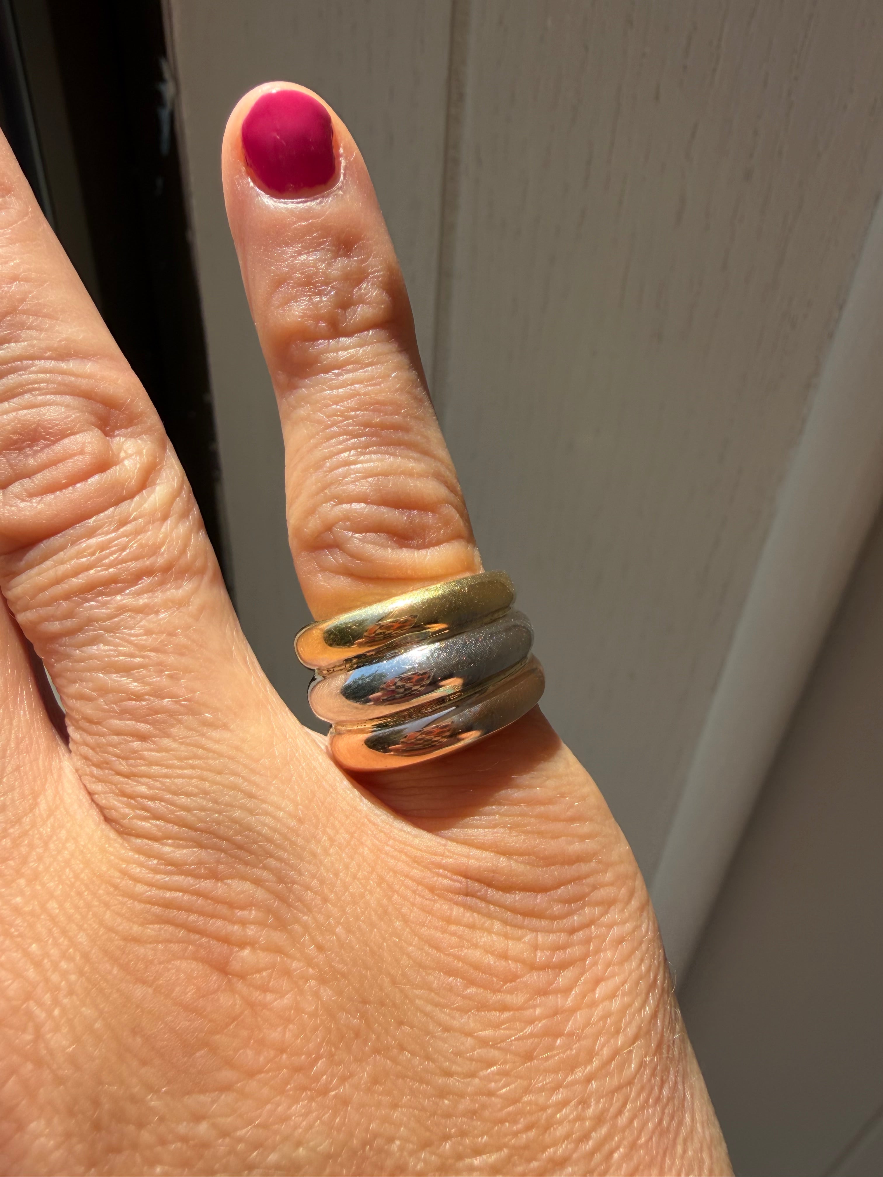 chunky tritone trio donut band