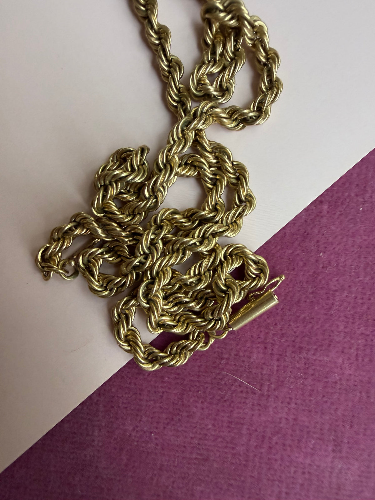 19" rope chain