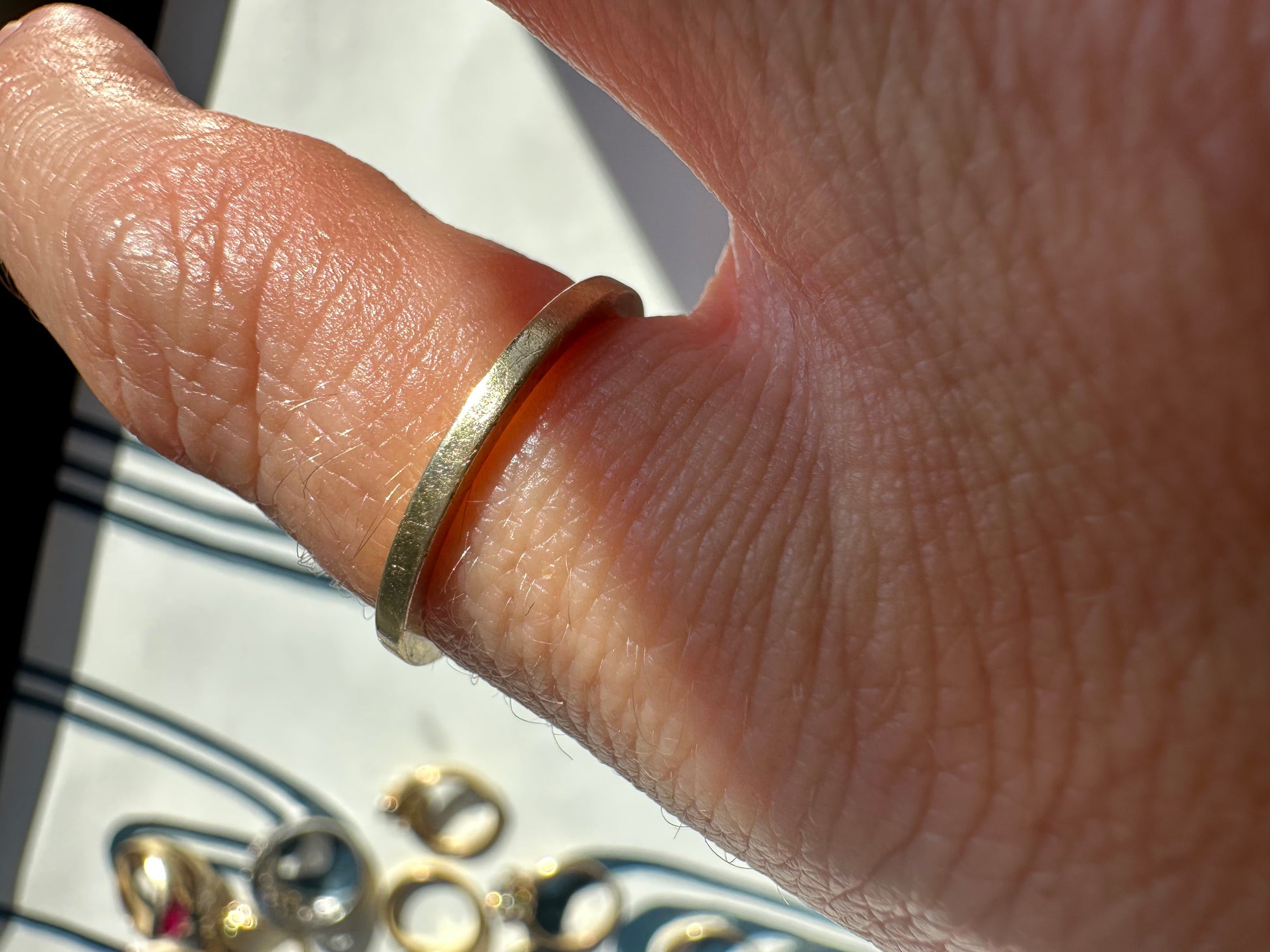 squared edge plain stacking band