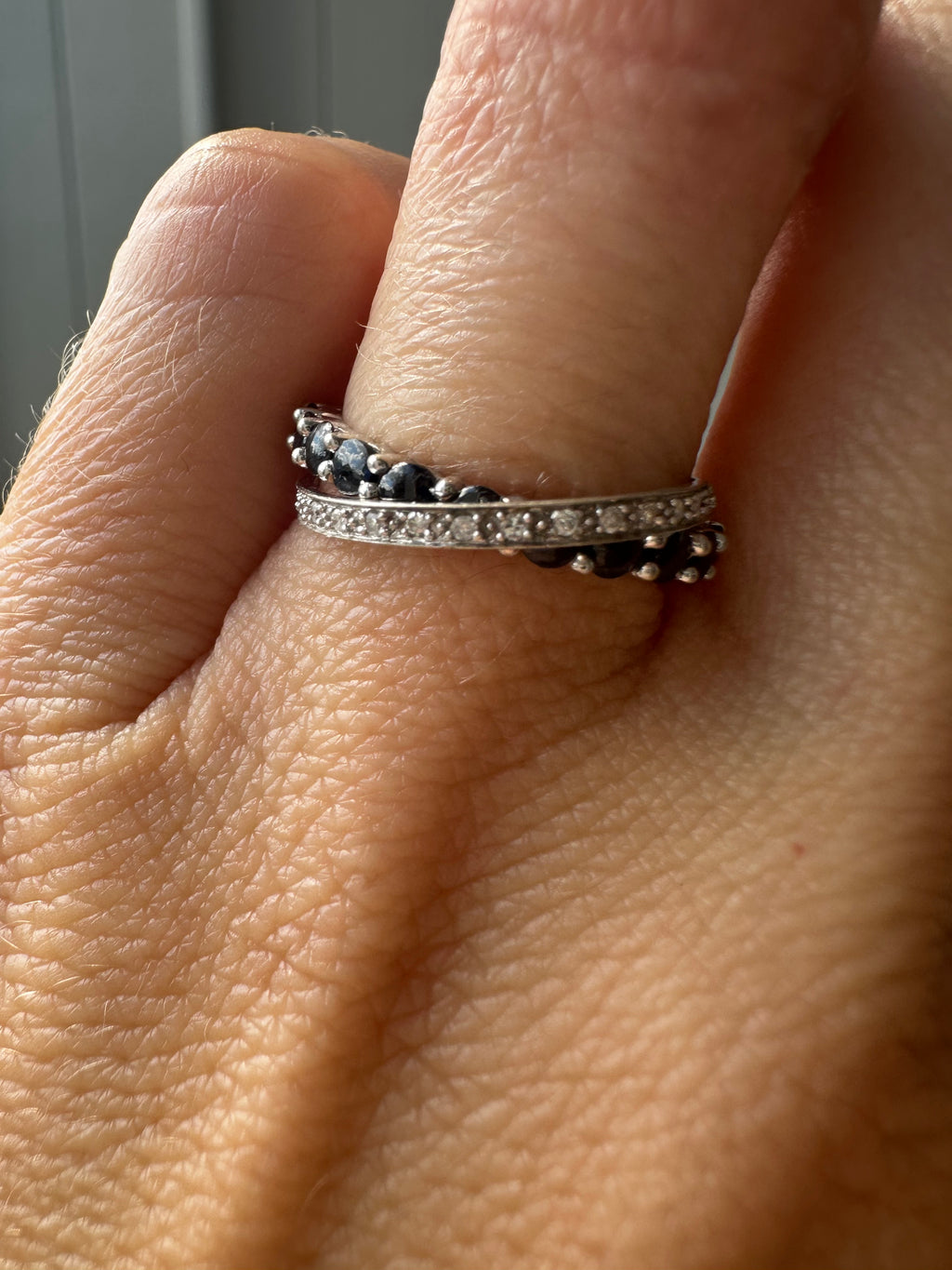 sapphire and diamond twist