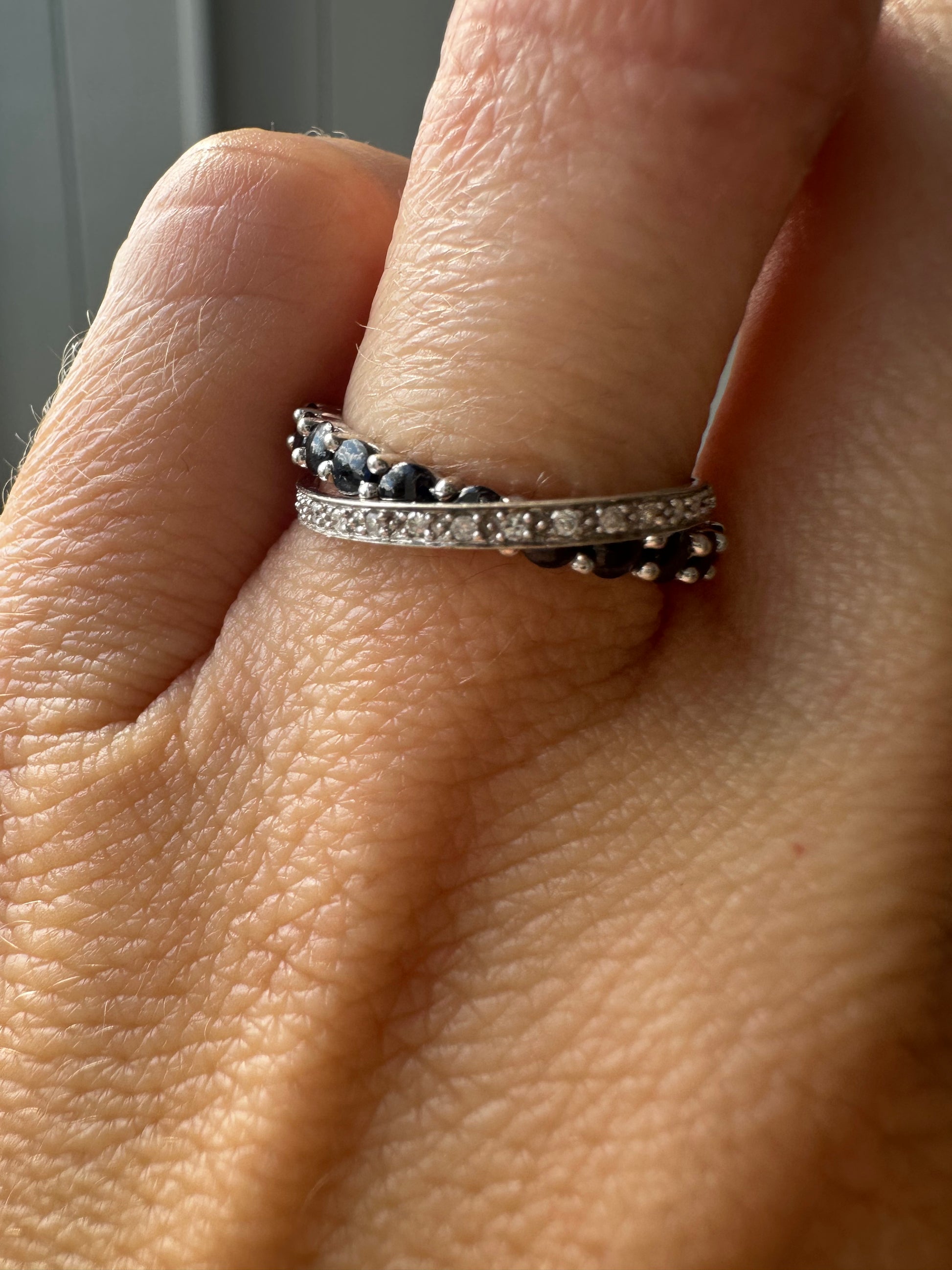 sapphire and diamond twist