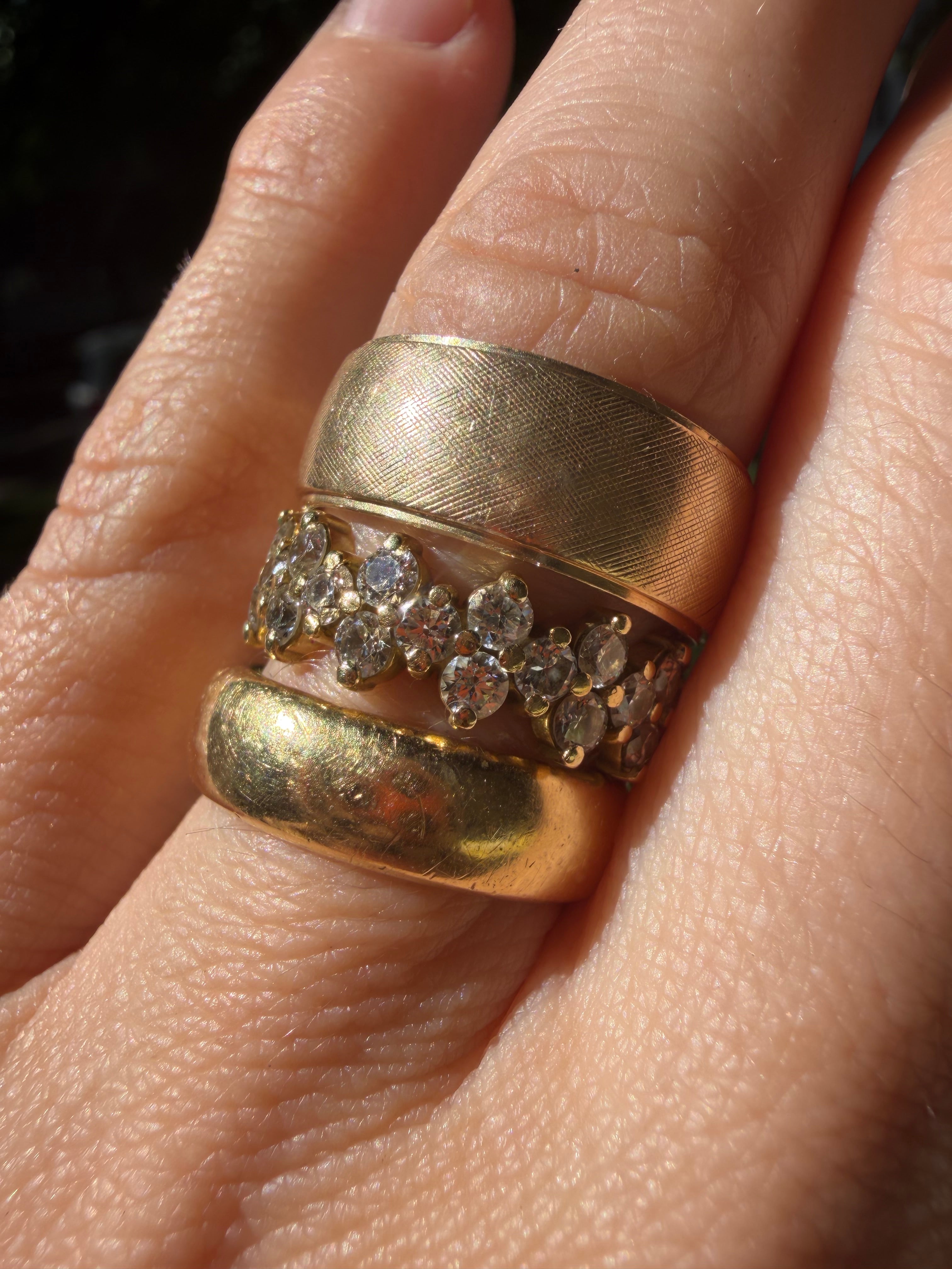 florentine finish wide band