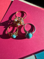Opal burst ring
