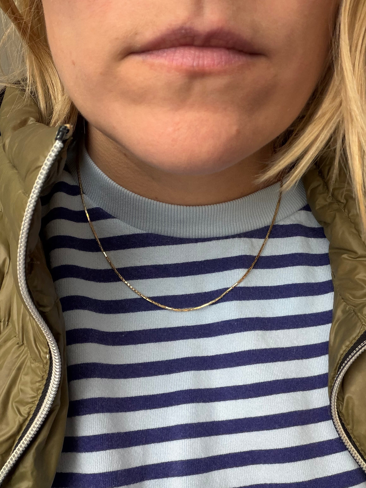 18.25" long triangle link chain