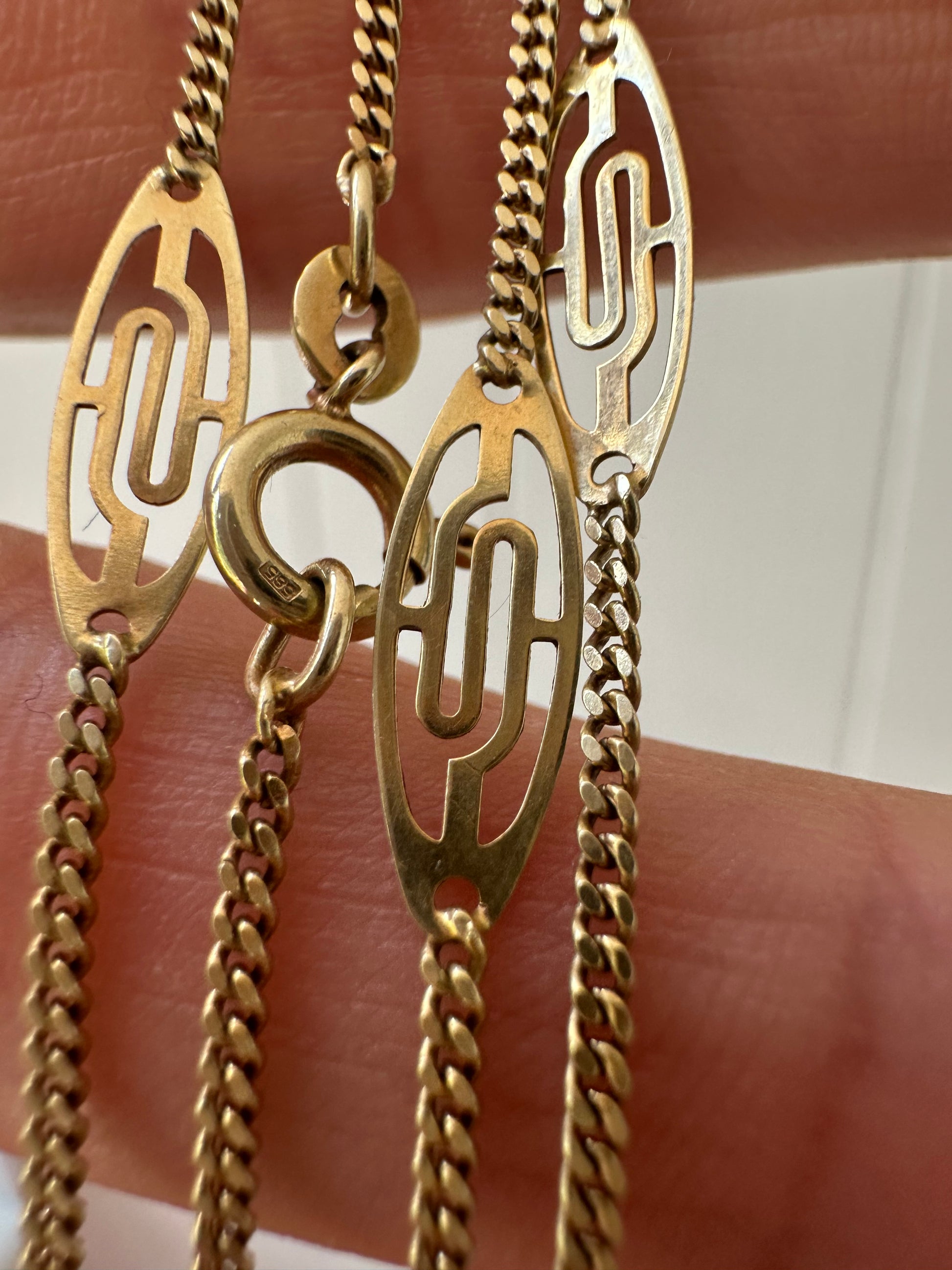 30" fancy link chain