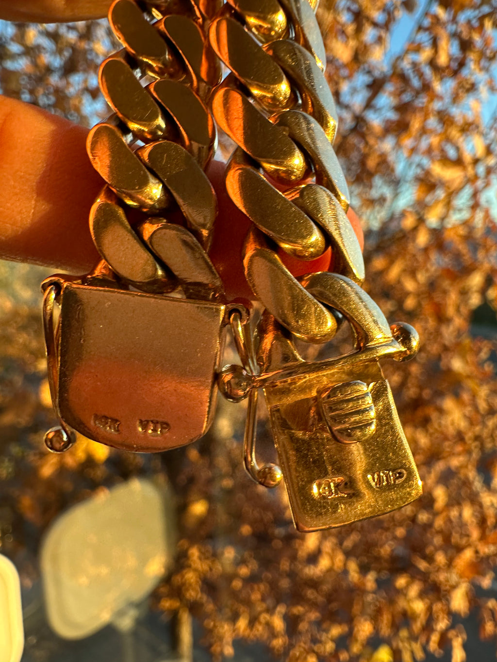 104g vintage curb bracelet