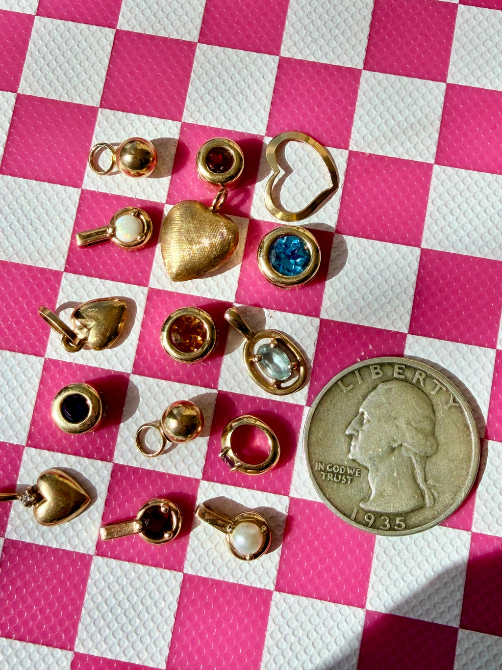 little baubles, gems and hearts