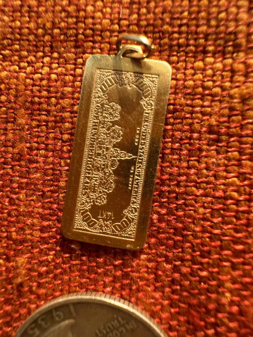 plethora of vintage gold charms