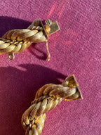 incredible 18k chunky rope bracelet