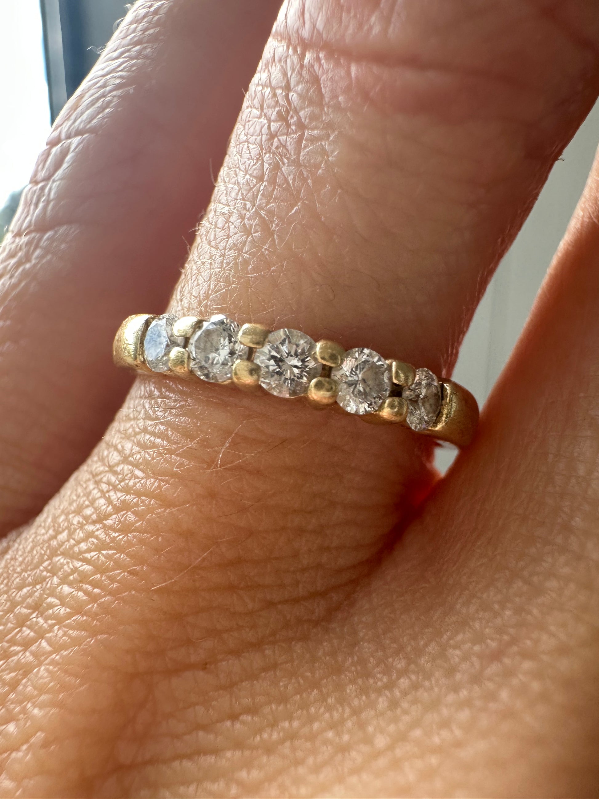 Classic 5 diamond band
