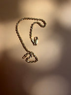 diamond cut rope bracelet