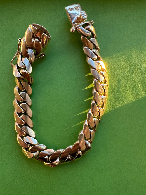 104g vintage curb bracelet