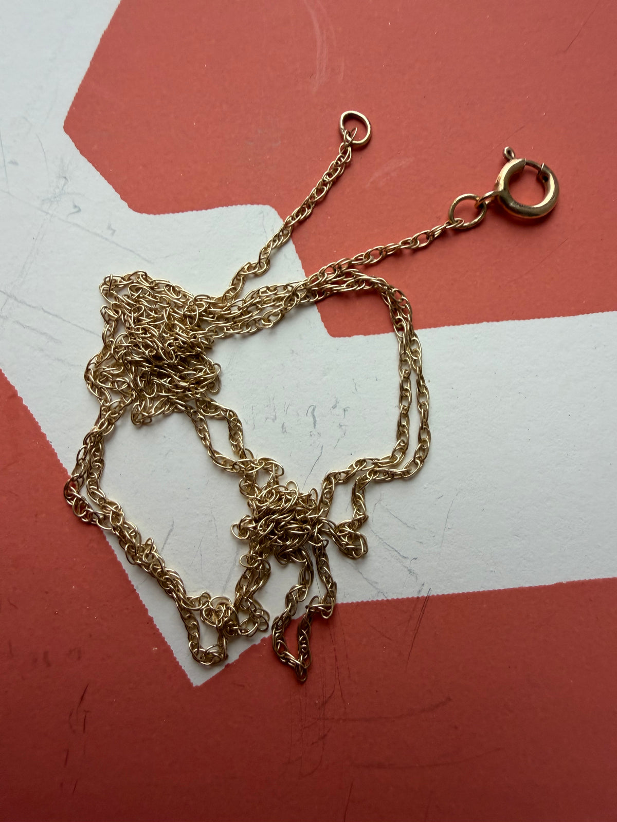 18.5" lightweight twisty link chain