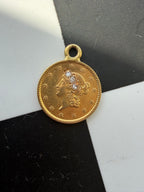 diamond adorned antique US Liberty coins