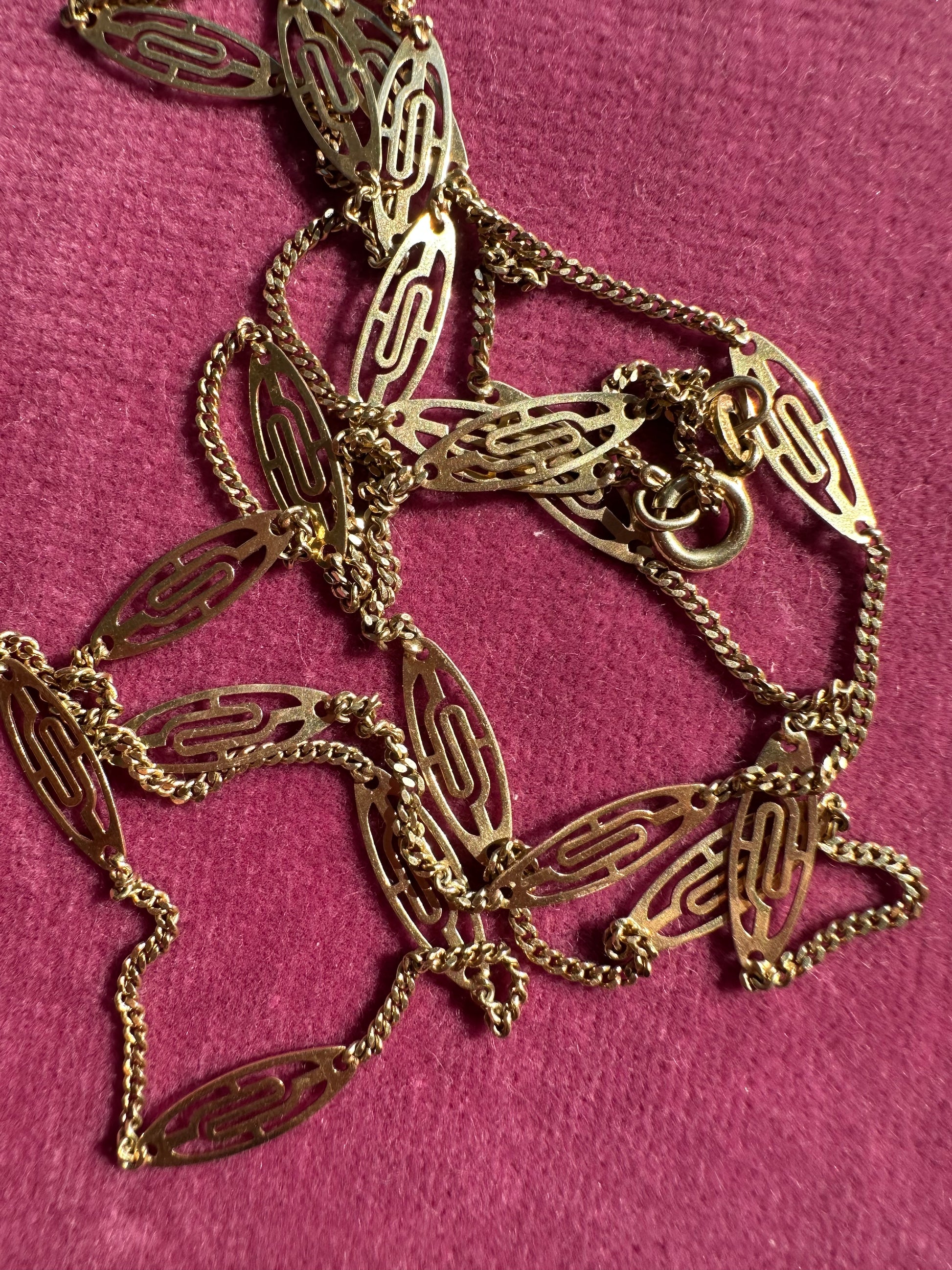 30" fancy link chain