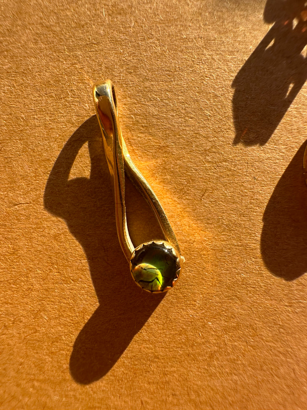 garnet // angel skin coral // opal pendants