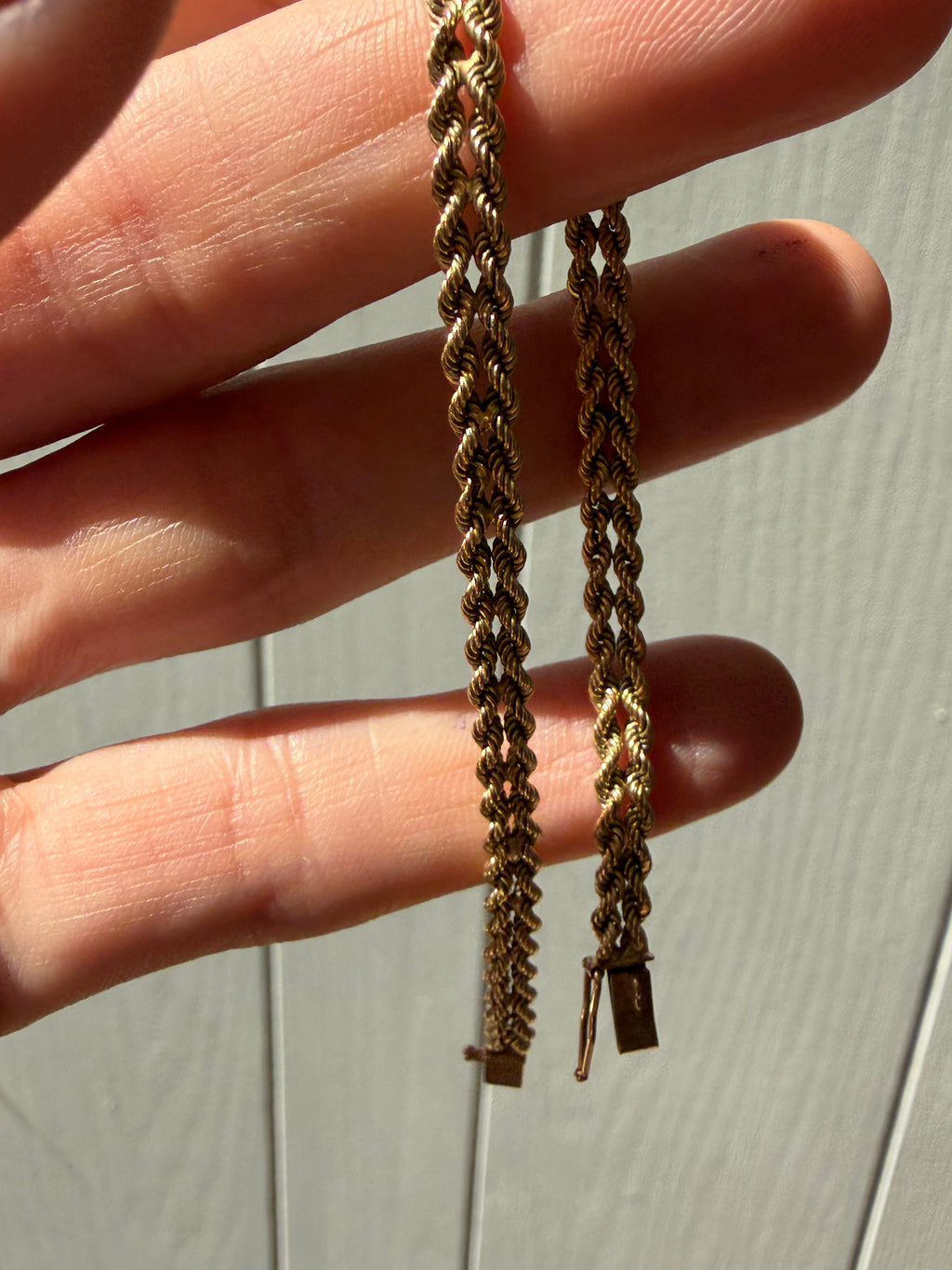 double rope bracelet