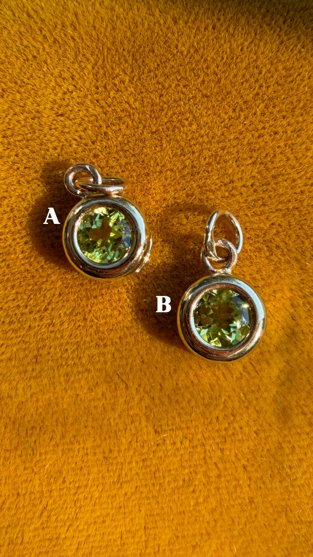juicy bezel set gum drops